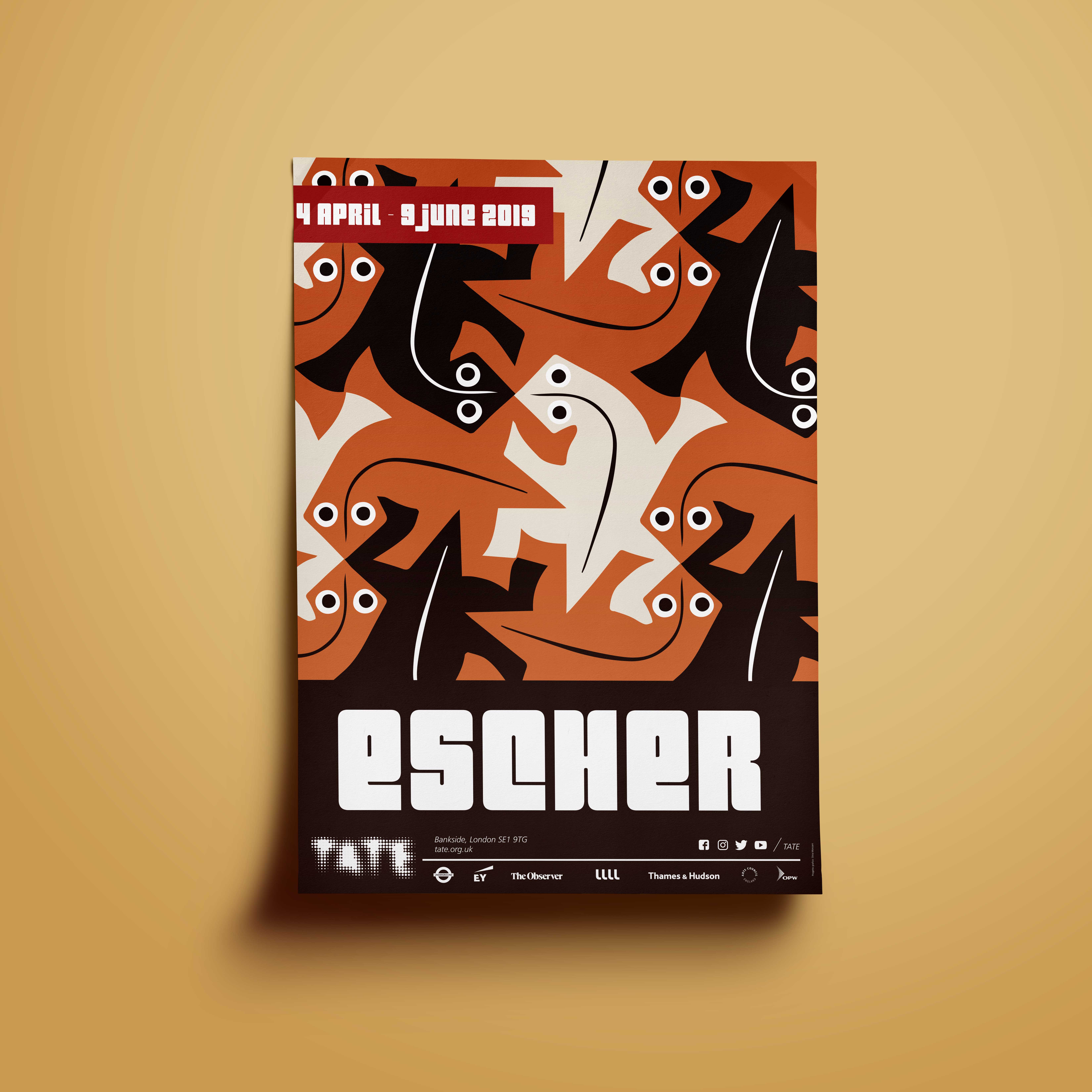 Seventh slide Poster Escher