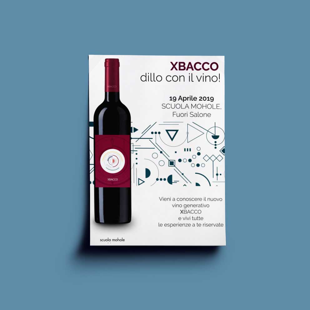 Second slide Poster red bottle